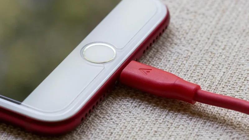 Budi 1m Aliminium Shell Braided Cable for iPhone